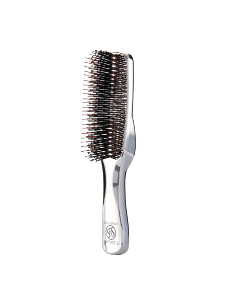 S-Heart-S Sasso Scalp Brush Professional Plus Chrome Long Гребінець для волосся