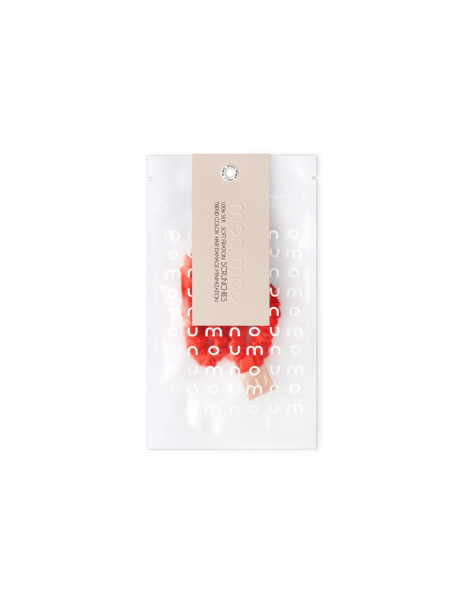 Mon Mou Mini Slim Silk Scrunchie Dark Orange Набір із 2 тонких резинок з натурального шовку (темно-помаранчевий)