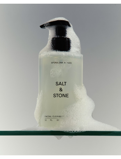 Salt & Stone Spirulina & Yuzu Facial Cleanser Очищувальний гель для обличчя з морськими водоростями та юзу