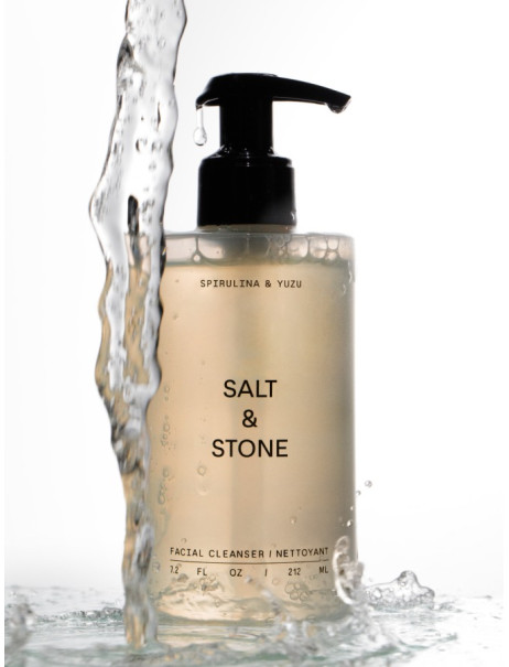 Salt & Stone Spirulina & Yuzu Facial Cleanser Очищувальний гель для обличчя з морськими водоростями та юзу