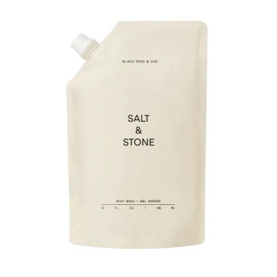 Salt & Stone Body Wash Black Rose & Oud Refill Антиоксидантний гель для душу з ароматом чорної троянди та уда (рефіл)
