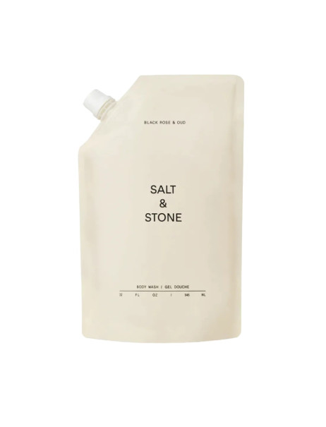 Salt & Stone Body Wash Black Rose & Oud Refill Антиоксидантний гель для душу з ароматом чорної троянди та уда (рефіл)