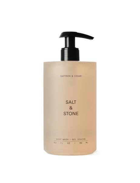Salt & Stone Body Wash Saffron & Cedar Антиоксидантний гель для душу з ароматом шафрану та кедру
