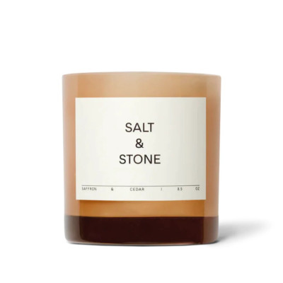 Salt & Stone Candle Saffron & Cedar Соєва свічка з ароматом шафрану та кедру