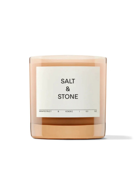 Salt & Stone Candle Grapefruit & Hinoki Соєва свічка з ароматом грейпфрута та хінокі
