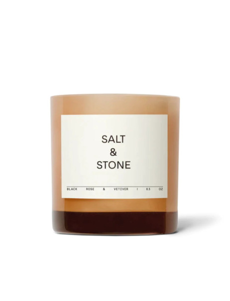 Salt & Stone Candle Black Rose & Vetiver Соєва свічка з ароматом чорної троянди та ветиверу