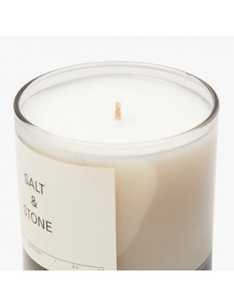 Salt & Stone Candle Santal & Vetiver Соєва свічка з ароматом сандалового дерева та ветиверу