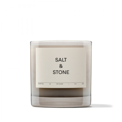 Salt & Stone Candle Santal & Vetiver Соєва свічка з ароматом сандалового дерева та ветиверу