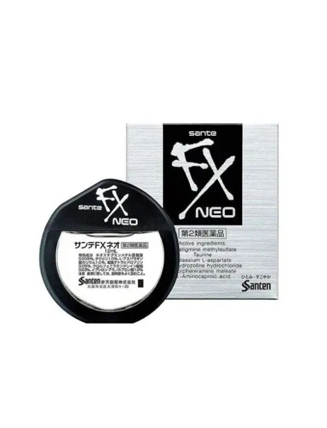 Santen FX Neo Eye Drops Капли для глаз с таурином от покраснения