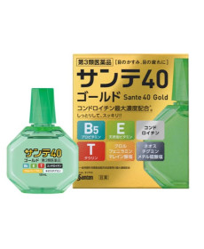 Santen 40 Gold Eye Drops Капли для глаз - Написать отзыв