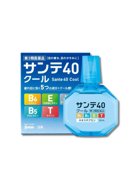 Santen 40 Cool Eye Drops Возрастные капли для глаз от усталости