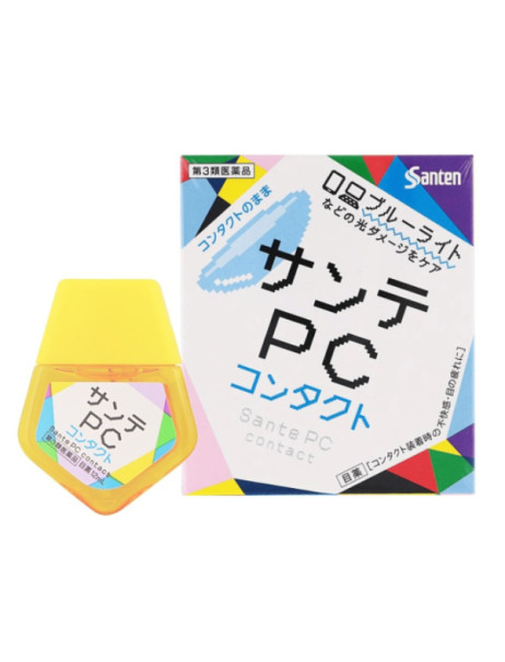 Santen 40 Cool PC Eye Drops Капли для глаз для ПК при ношении контактных линз