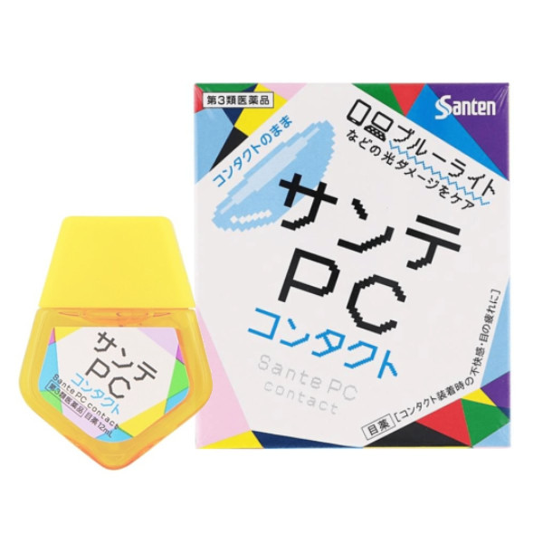 Santen 40 Cool PC Eye Drops Капли для глаз для ПК при ношении контактных линз