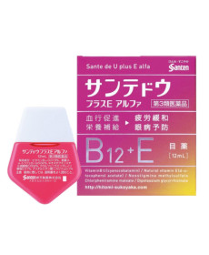 Santen De U Plus E Alpha Eye Drops Капли для глаз от покраснения и усталости - Написать отзыв
