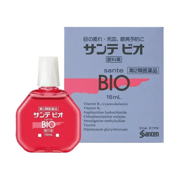 Santen BIO Eye Drops Капли для чувствительных глаз от покраснения
