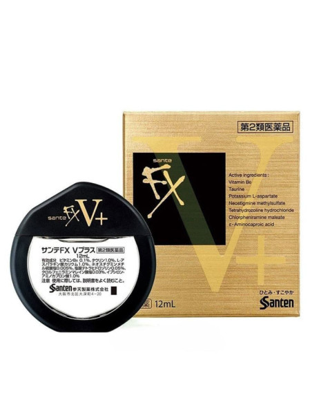 Santen FX V Plus Eye Drops Капли для глаз с витамином В6