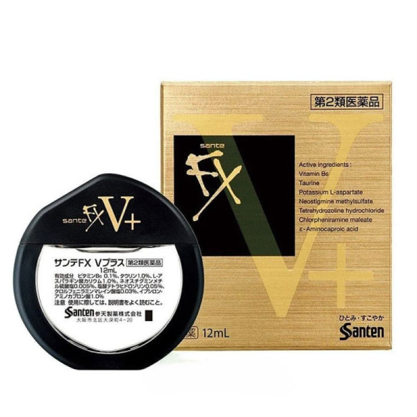 Santen FX V Eye Drops Plus Капли для глаз с витамином В6