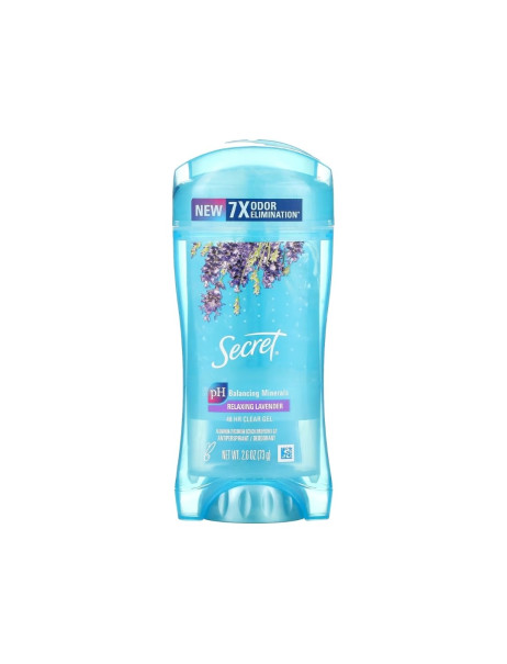 Secret 48h Clear Gel Deodorant Relaxing Lavanda Прозрачный гелевый дезодорант-антиперспирант Расслабляющая лаванда