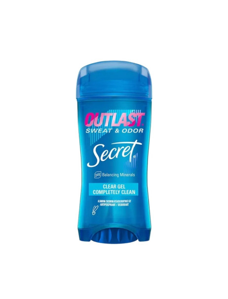 Secret Outlast Clear Gel Antiperspirant Completely Clean Гелевый дезодорант
