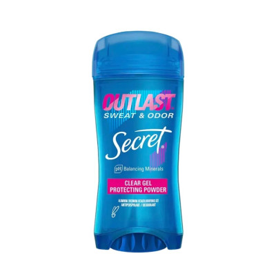 Secret Outlast Clear Gel Antiperspirant Protecting Powder Гелевый дезодорант