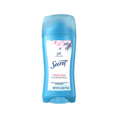 Secret Invisible Solid Ph Balanced Deodorant Powder Fresh Твердый дезодорант-антиперспирант Порошковая свежесть