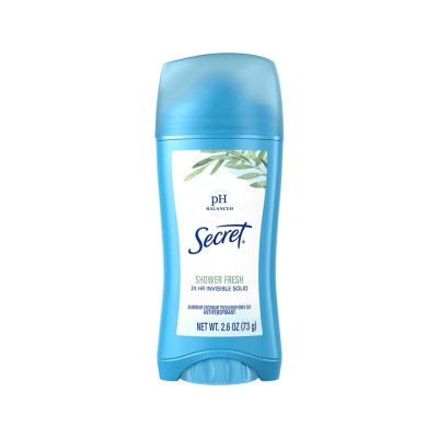 Secret Invisible Solid Ph Balanced Deodorant Shower Fresh Твердый дезодорант-антиперспирант Свежесть душа