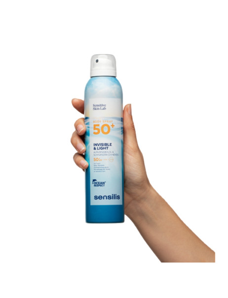 Sensilis Body Spray SPF50 Dry Touch Солнцезащитный спрей для тела