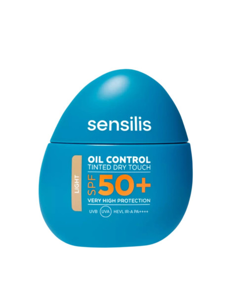 Sensilis Oil Control SPF50+ Tinted Матирующий солнцезащитный крем SPF50+ с тоном