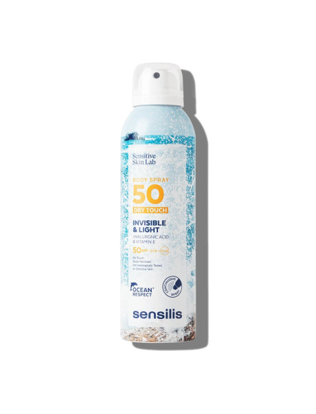 Sensilis Body Spray SPF50 Dry Touch Сонцезахисний спрей для тіла
