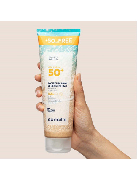 Sensilis Moisturizing & Refreshing Gel Cream SPF50+ Сонцезахисний крем-гель для тіла