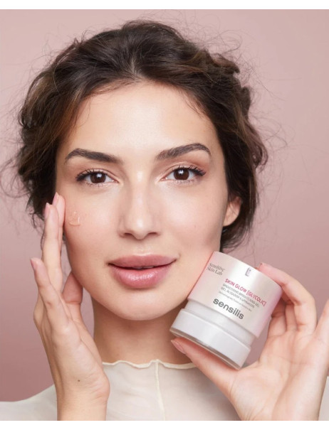 Sensilis Skin Glow Glicolic Cream Нічний освітлювальний розгладжувальний крем з гліколевою кислотою