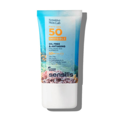 Sensilis Matt Gel 50 Invisible Oil Free & Antiaging Фотозахисний матуючий гель з SPF50
