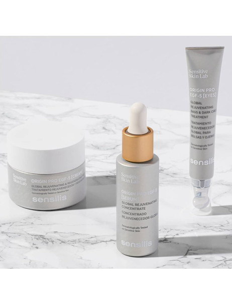 Sensilis Origin Pro EGF5 Eyes Contour Інтенсивний омолоджуючий крем навколо очей з освітлюючими пігментами