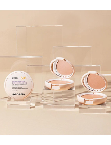 Sensilis Photocorrection D-Pigment Make-Up 50+ Депігментуючий крем макіяж з SPF 50+