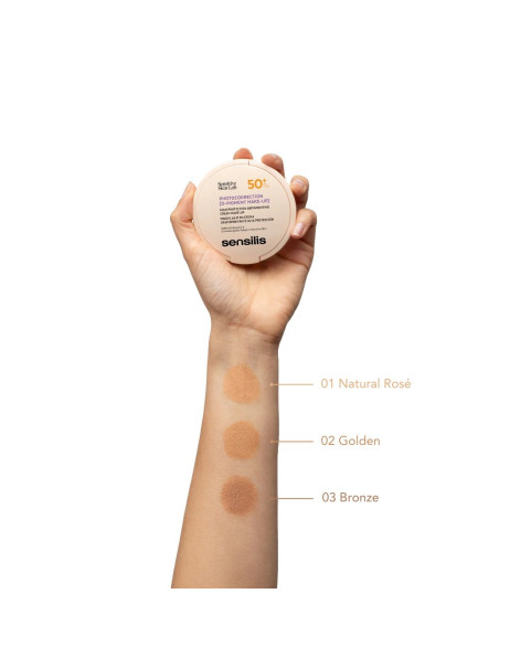 Sensilis Photocorrection D-Pigment Make-Up 50+ Депігментуючий крем макіяж з SPF 50+