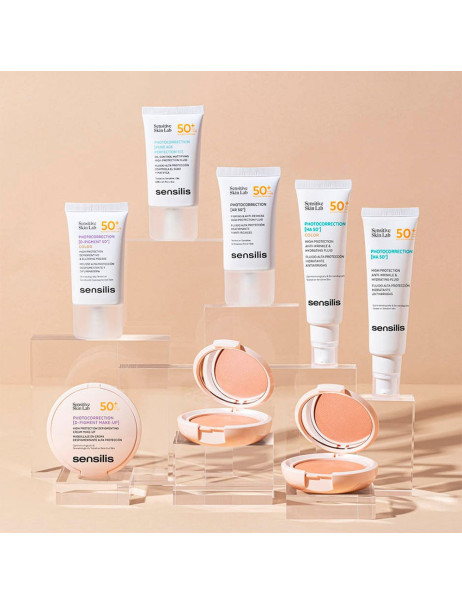 Sensilis Photocorrection D-Pigment Make-Up 50+ Депігментуючий крем макіяж з SPF 50+