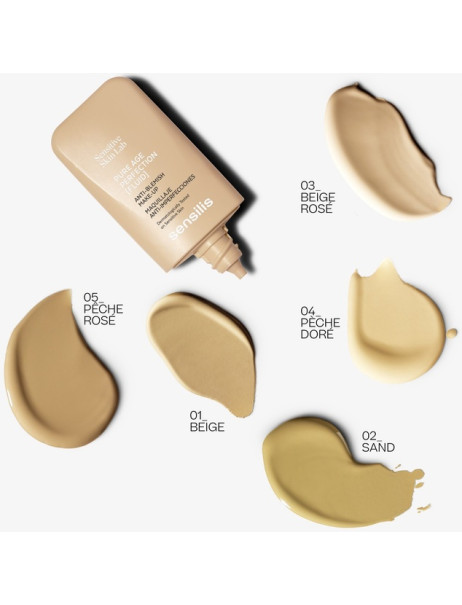 Sensilis Pure Age Perfection Make-Up Себорегулюючий та матуючий флюїд з тоном