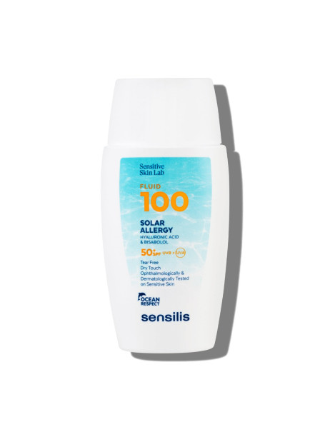 Sensilis Fluid 100 Solar Allergy SPF50+ Фотозахисний флюїд для фоточутливої та реактивної шкіри
