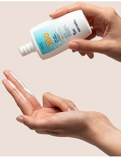 Sensilis Fluid 100 Solar Allergy SPF50+ Фотозахисний флюїд для фоточутливої та реактивної шкіри