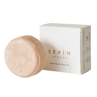 Sevin London Shampoo Bar Coral Clay Твёрдый шампунь с ароматом цитрусовой свежести и кедрового дерева