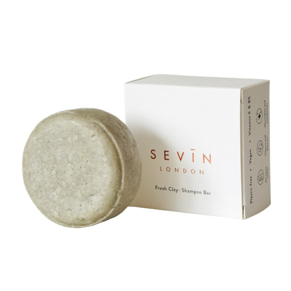 Sevin London Shampoo Bar Fresh Clay Твёрдый шампунь с ароматом ванили и иланг-иланга