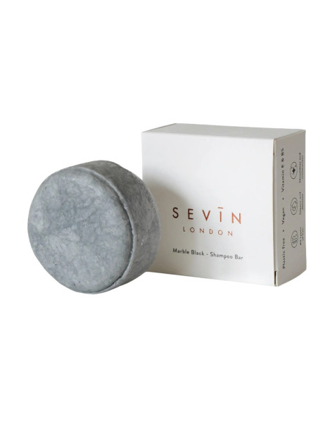 Sevin London Shampoo Bar Marble Black Твердий шампунь з ароматом гвоздики та бергамоту
