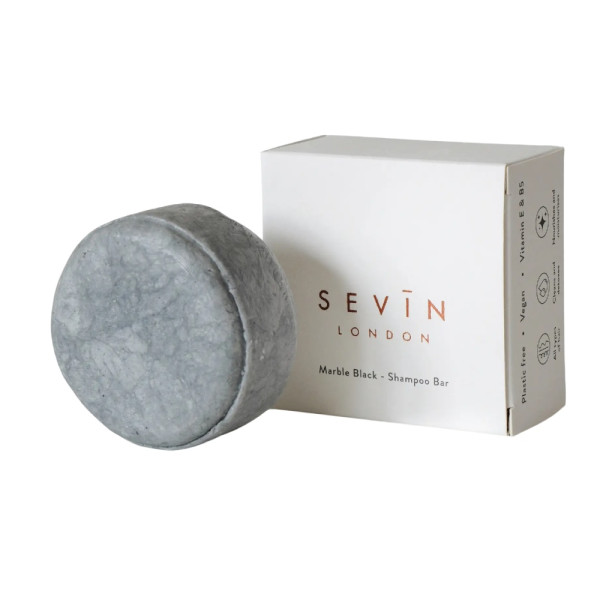 Sevin London Shampoo Bar Marble Black Твёрдый шампунь с ароматом гвоздики и бергамота