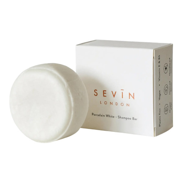 Sevin London Shampoo Bar Porcelain White Твёрдый шампунь с ароматом янтаря, жасмина и мускатного ореха