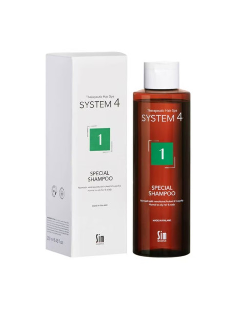Sim Sensitive System 4 №1 Special Shampoo Шампунь для нормальной и склонной к жирности кожи головы