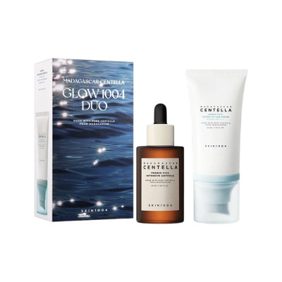 SKIN1004 Madagascar Centella Glow 1004 Duo Набор для ежедневного увлажнения и SPF-защиты кожи