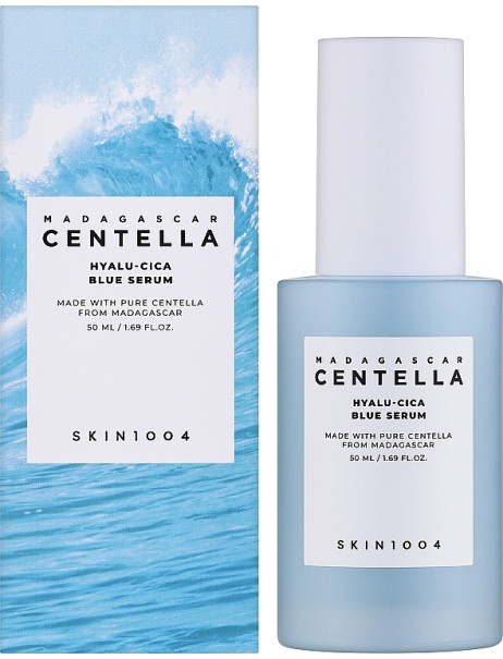 SKIN1004 Madagascar Centella Hyalu-Cica Blue Serum Гиалуроновая сыворотка с экстрактом центеллы