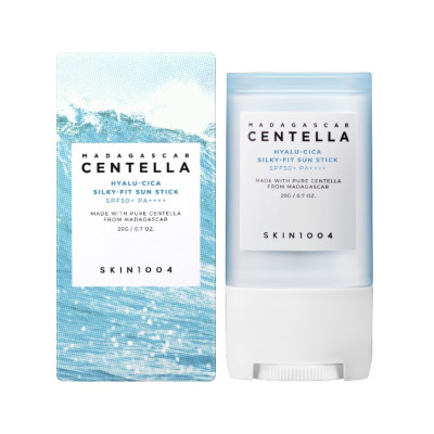 SKIN1004 Madagascar Centella Hyalu-Cica Silky-Fit Sun Stick SPF50 Сонцезахисний стік