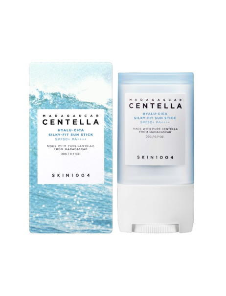 SKIN1004 Madagascar Centella Hyalu-Cica Silky-Fit Sun Stick SPF50 Солнцезащитный стик
