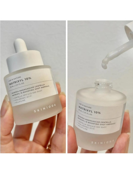 SKIN1004 Madagascar Centella Matrixyl 10 Boosting Shot Ampoule Антивозрастная сыворотка-бустер с пептидами